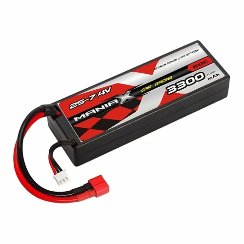 Bateri Kereta Lumba Sarung Keras 2S-7.4V 3300mAh 60C