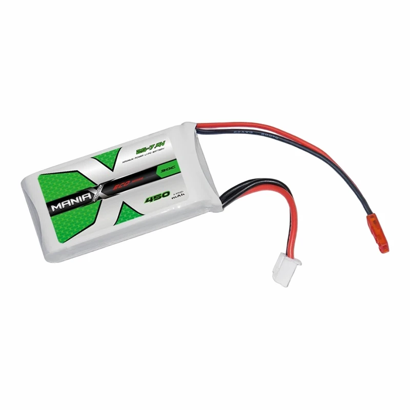 Bateri Lipo 2S-7.4V 450mAh 30C