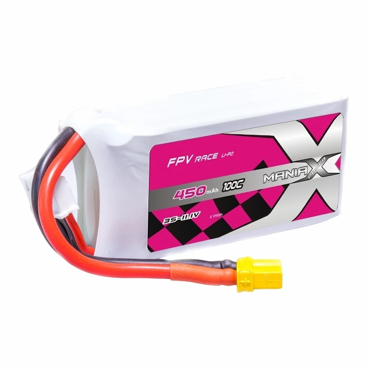 3S-11.1V 450mAh 100C FPV Racing Lipo Bateri