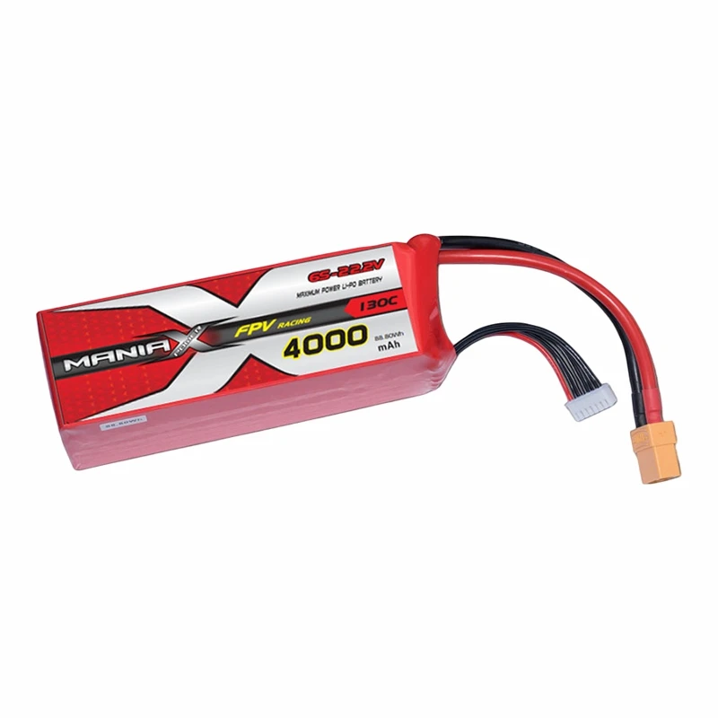 6S-22.2V 4000mAh 130C FPV Racing Lipo Bateri
