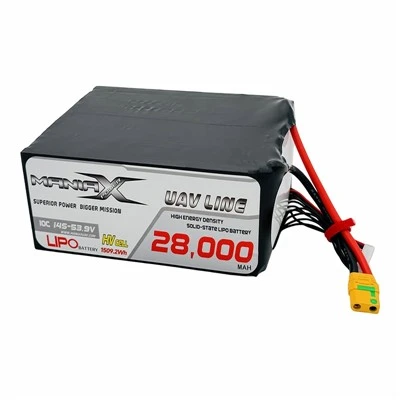 ManiaX Solid-keadaan HV LiPo 14S-53.9V 28,000mAh 10C Dron & Bateri UAV